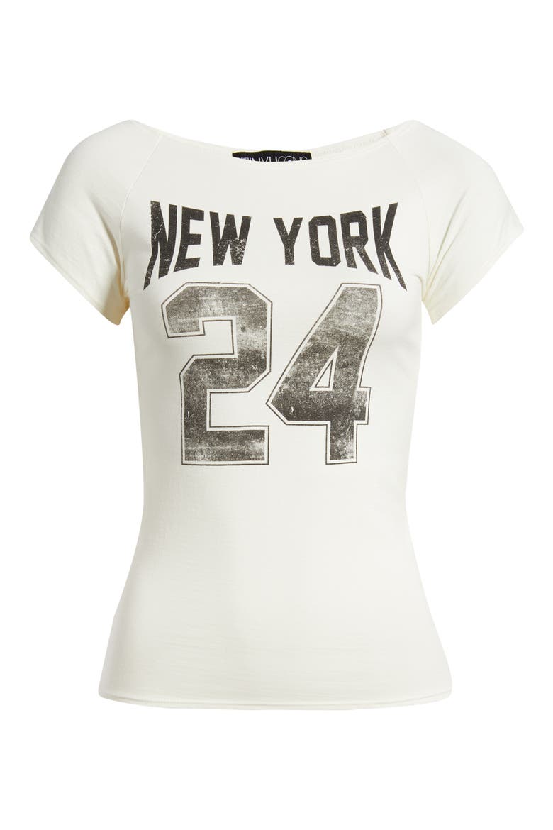 New York 24 Cotton Blend T-Shirt, Alternate, color, MARSHMALLOW