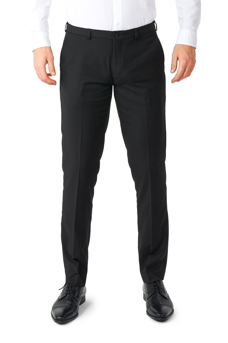 Daily Tailored Fit Black Two-Piece Suit, Alternate, color, BLACK