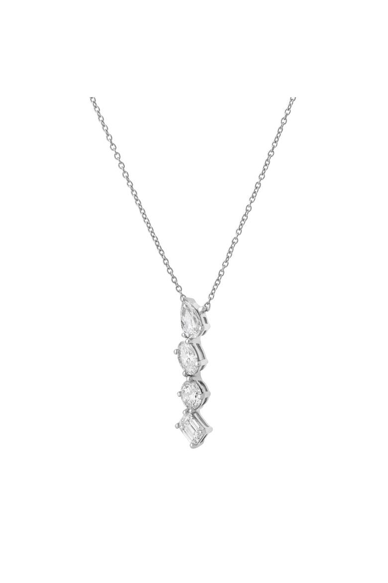Nerisse 14K Gold Lab Grown Diamond Necklace - 0.75 Ct, Alternate, color, 14K White Gold