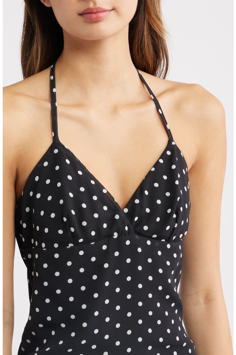 Gracie Polka Dot Minidress, Alternate, color, POLKA DOT