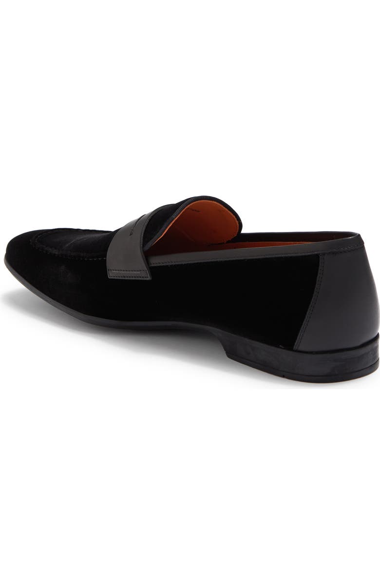 Magnanni Vale Velvet Penny Loafer, Alternate, color,