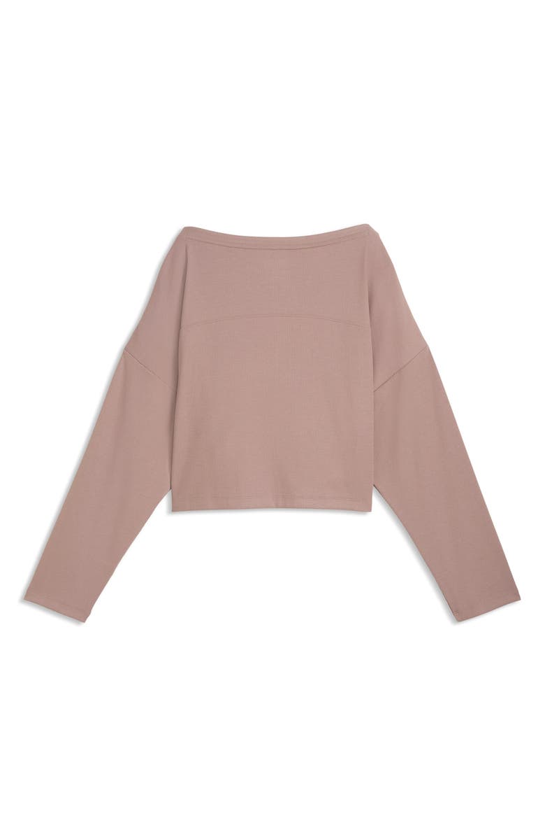 PUMA CLOUDSPUN Rib Slouch T-Shirt, Alternate, color, 