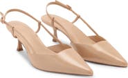 MANGO Slingback Pointed Toe Pump