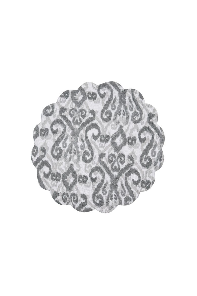 Heather Placemats Set of 6, 17", Alternate, color, Gray
