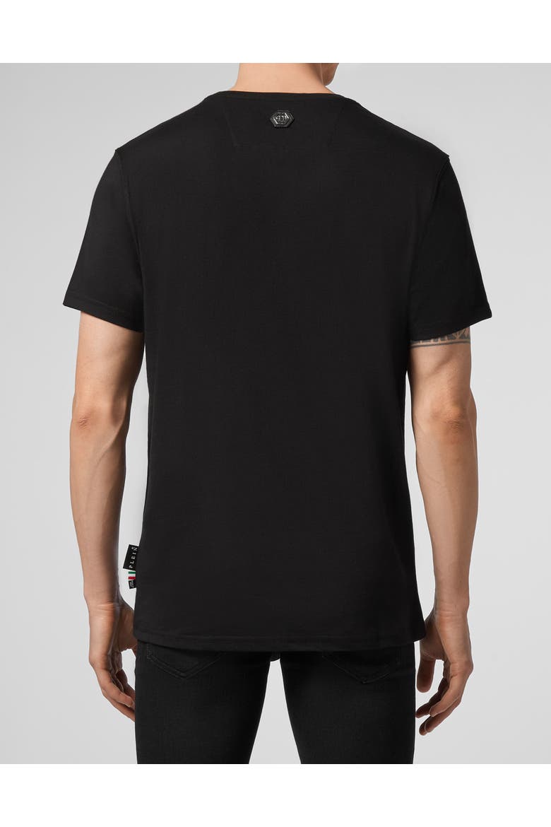 T-Shirt Round Neck Ss Men, Alternate, color, black