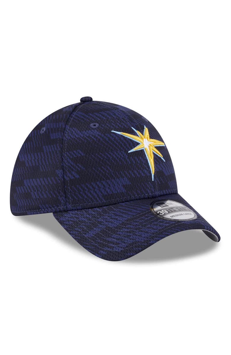New Era Men's New Era Navy Tampa Bay Rays 2025 MLB Clubhouse 39THIRTY Flex Hat, Alternate, color, 
