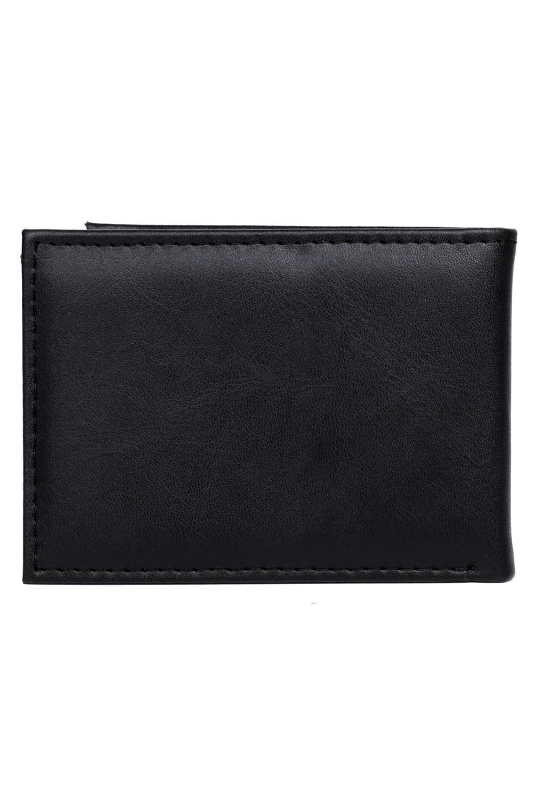 Smooth RFID Bifold, Alternate, color, BLACK