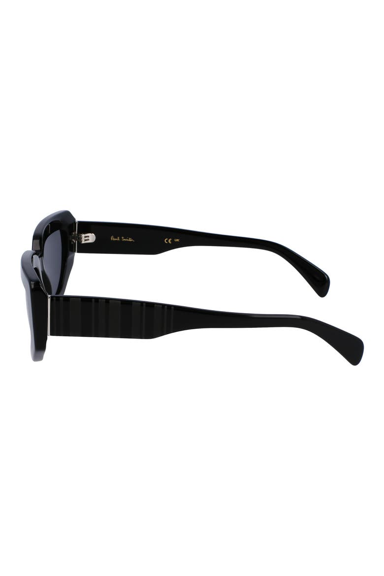 Kennet 54mm Rectangular Sunglasses, Alternate, color, BLACK