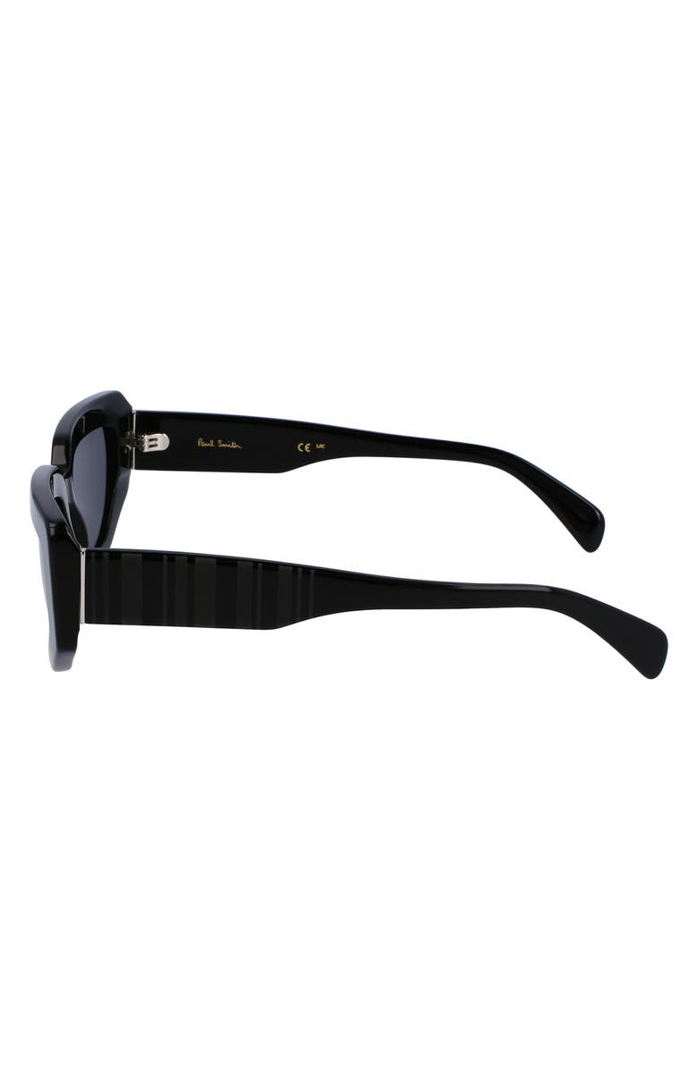 Paul Smith Kennet 54mm Rectangular Sunglasses, Alternate, color, Black