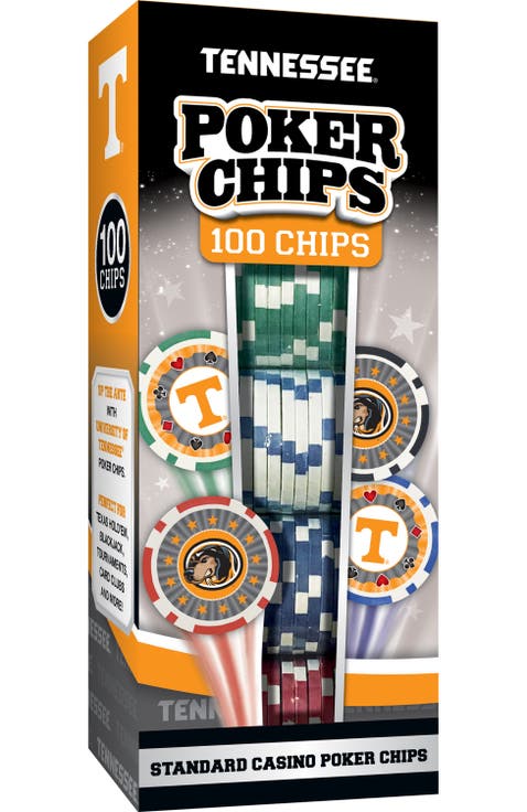 Tennessee Volunteers 100pc Poker Chips