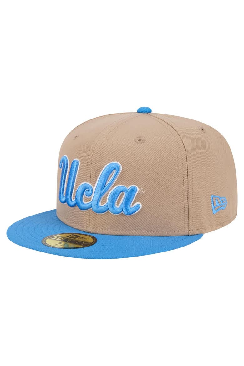 Men's New Era  Khaki UCLA Bruins Two-Tone 59FIFTY Fitted Hat, Main, color, Khaki