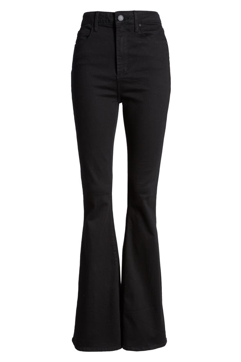 Bridgette High Waist Flare Jeans, Alternate, color, VALHALLA