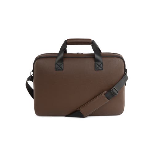 Bugatti Central Briefcase In Brown