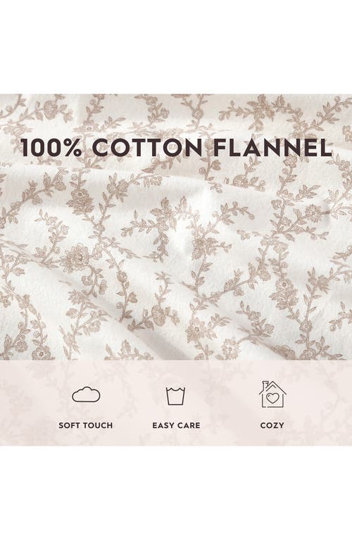 LAURA ASHLEY LAURA ASHLEY VICTORIA COTTON FLANNEL SHEET SET