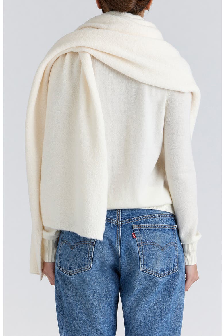 Nara Textured Wrap, Alternate, color, IVORY