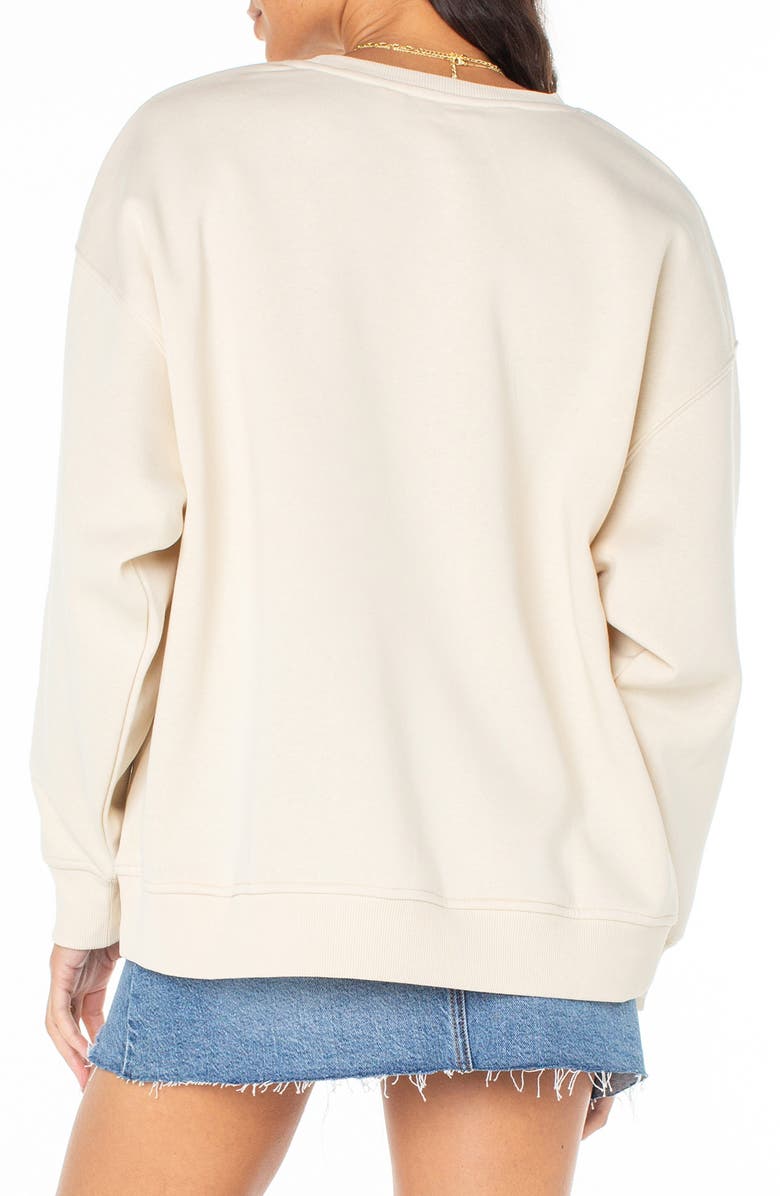 Roxy Morning Hike Sweatshirt, Alternate, color, Parchment