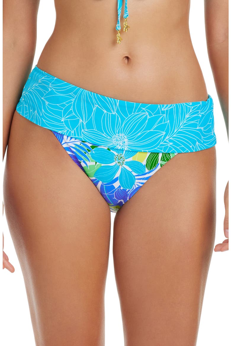 Fresh Takes Foldover Bikini Bottoms, Main, color, COOL