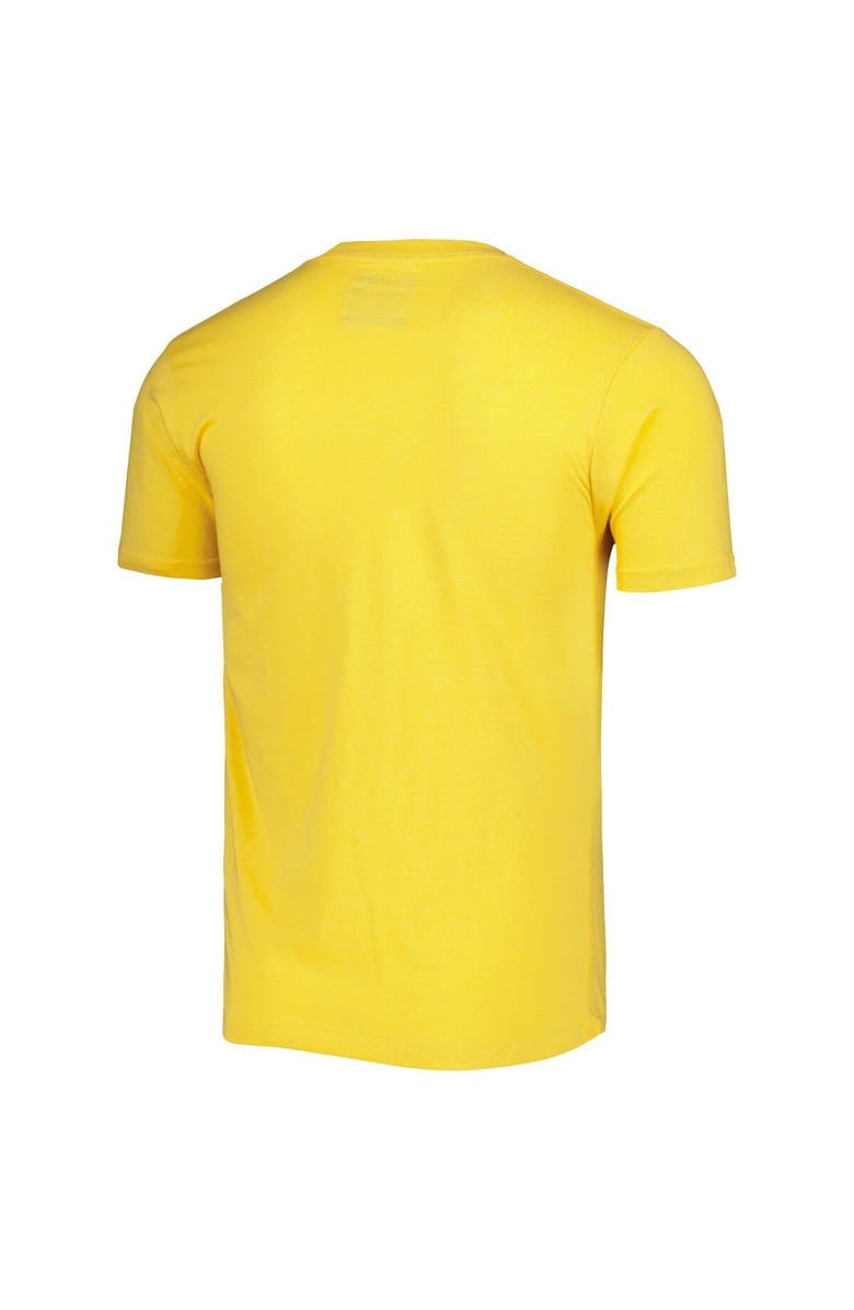 HOMEFIELD Men's Homefield Gold Appalachian State Mountaineers Victory Yosef Vintage Football Helmet T-Shirt, Alternate, color, 