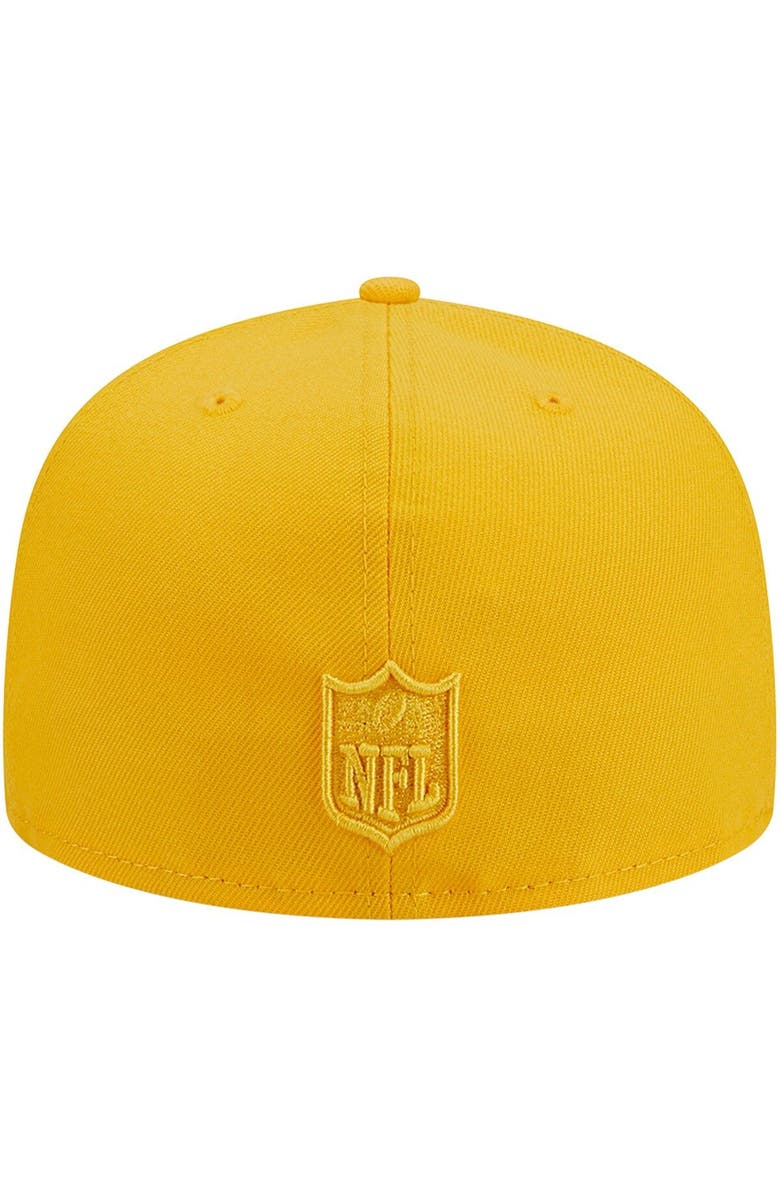 New Era Men's New Era Gold Las Vegas Raiders Color Pack 59FIFTY Fitted Hat, Alternate, color, Gold