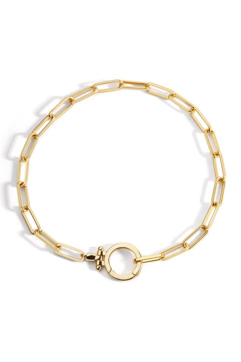 Mint Paperclip Bracelet