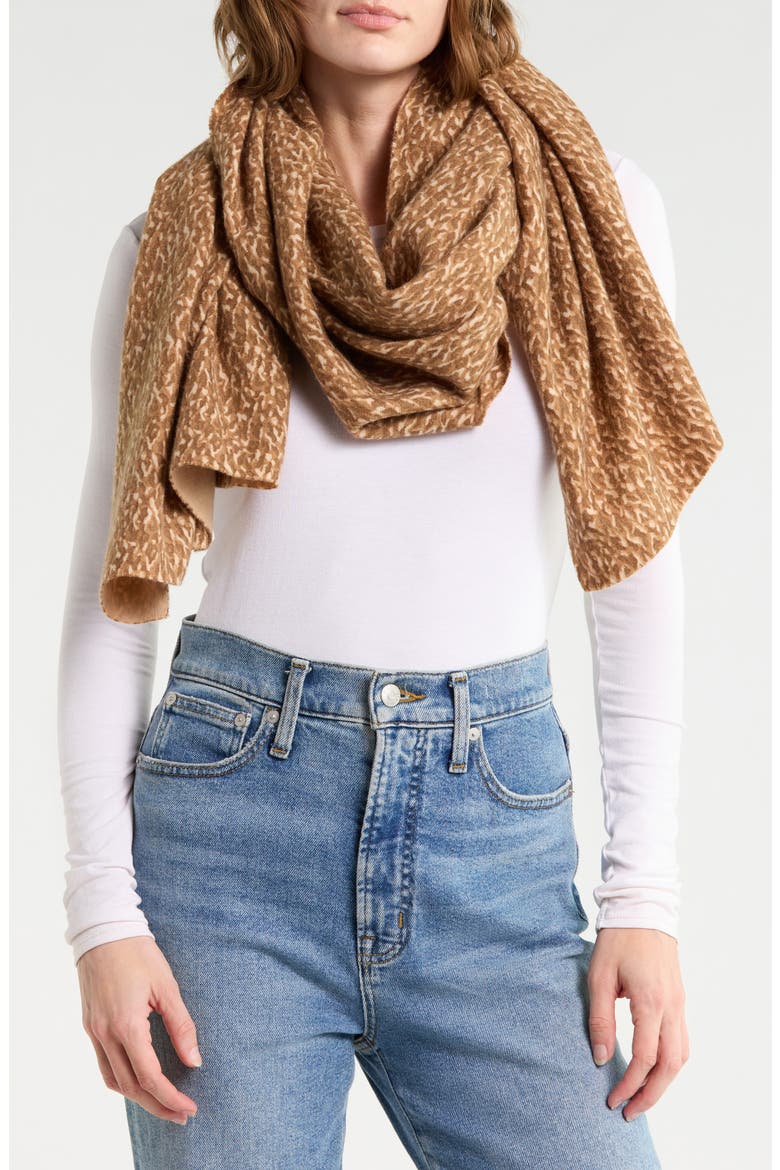 Jaipur Cashmere Scarf, Main, color, CAMEL/BROWN