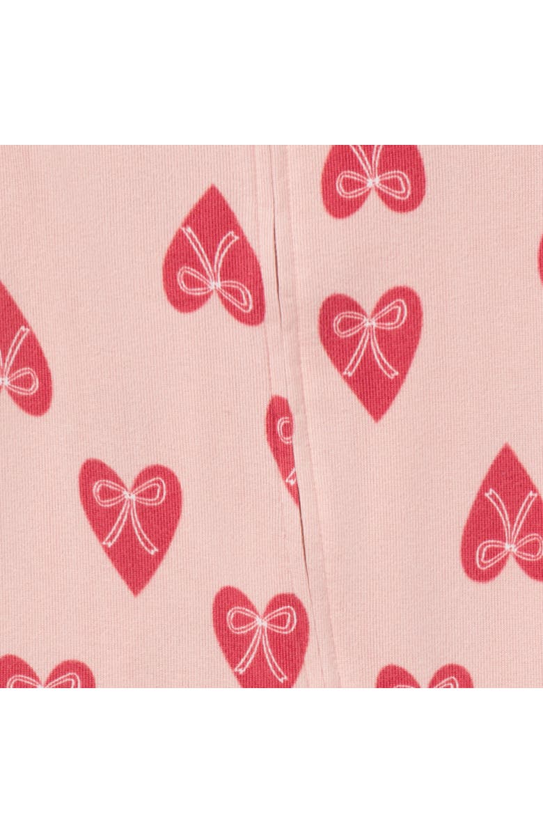 Modern Moments<sup>™</sup> by Gerber Baby & Toddler Girls Pink Hearts Footless Pajamas, Alternate, color, Hearts