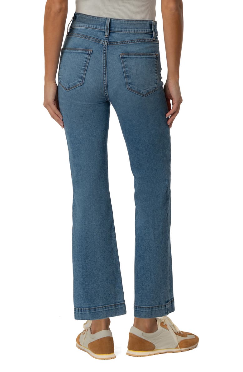 KUT from the Kloth Kelsey High Waist Kick Flare Jeans, Alternate, color, Spirited