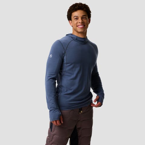 Cedars Rws Merino Lt-Wt Baselayer Hoodie - Men's