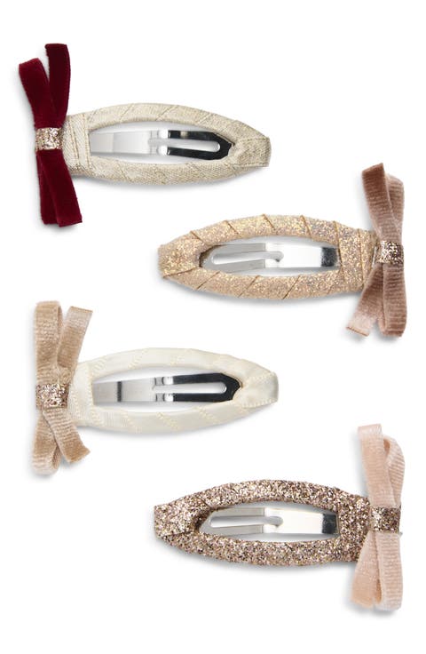 Kids' Skinny Bow Assorted 3-Pack Mini Hair Clips