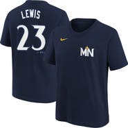 Nike Youth Nike Royce Lewis Navy Minnesota Twins Fuse City Connect Name & Number T-Shirt