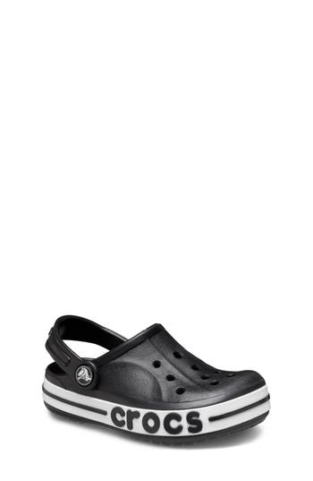 Crocs Kids' Bayaband Clog In Black