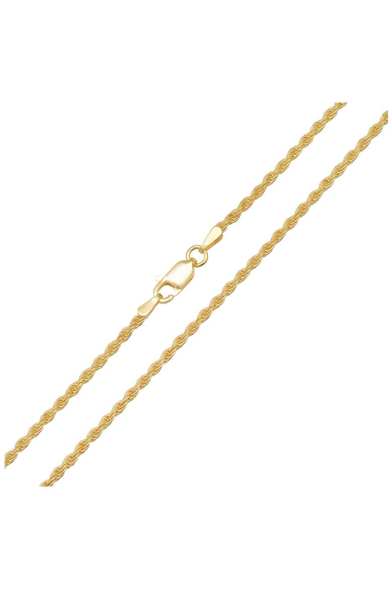 Rope Chain Necklace, Alternate, color, GOLD