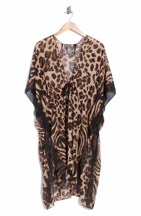 Vince Camuto Mixed Animal Print Topper