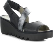Fly London Basy Slingback Platform Wedge Sandal