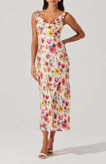 ASTR the Label Zoie Floral Print Sleeveless Dress