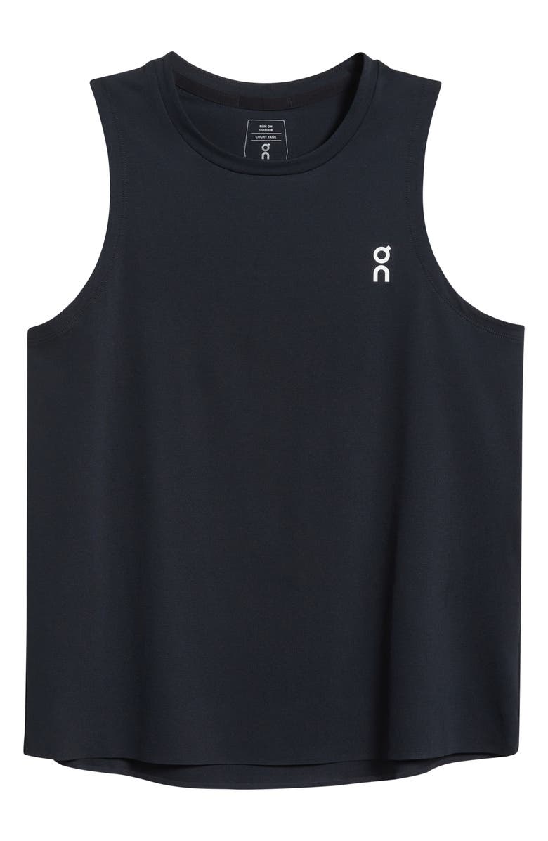 On Court Tank, Alternate, color, All Black