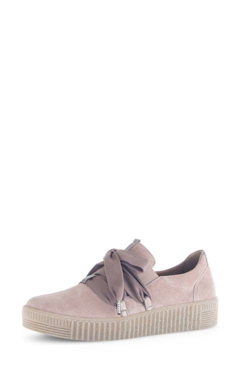 Leather Platform Sneaker (Women)