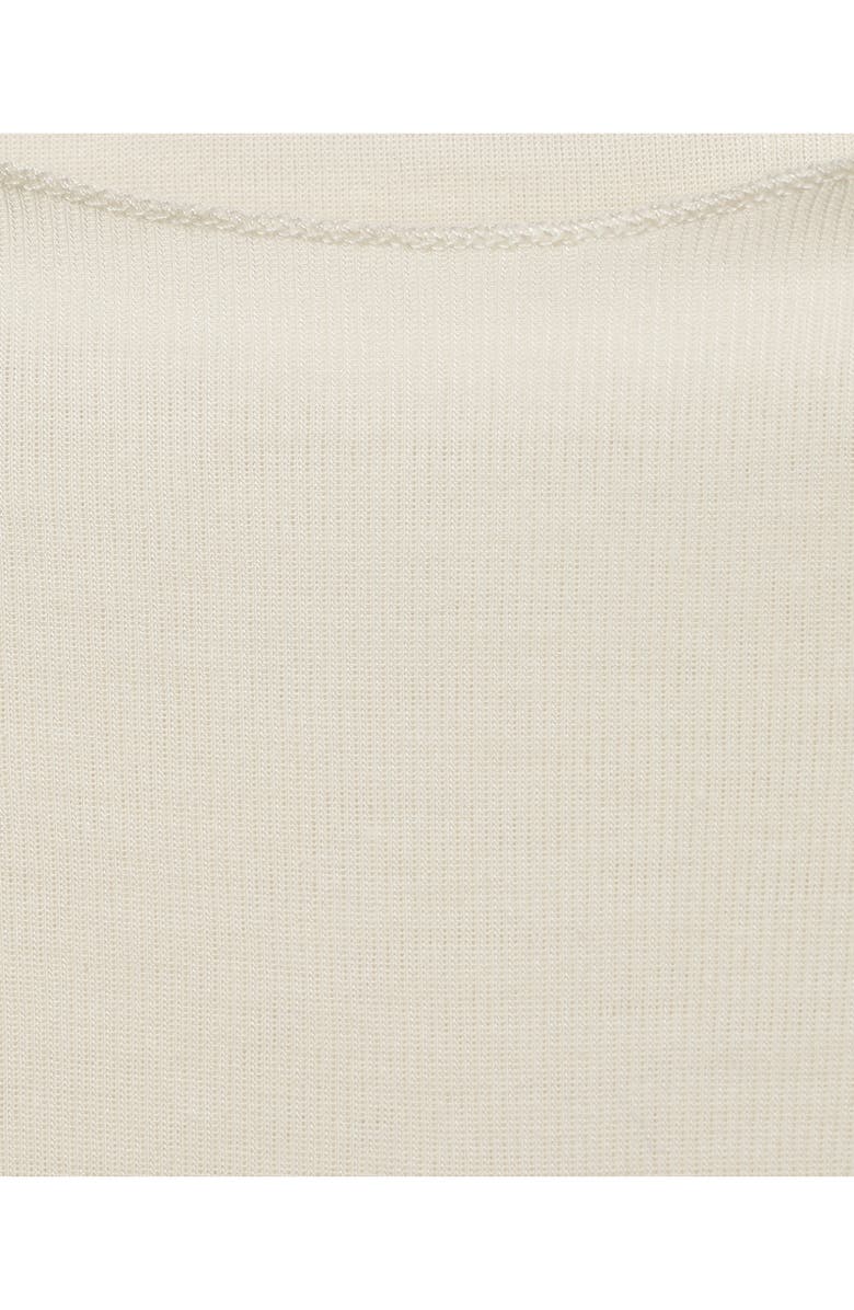 MANGO Long Sleeve T-Shirt, Alternate, color, Ecru