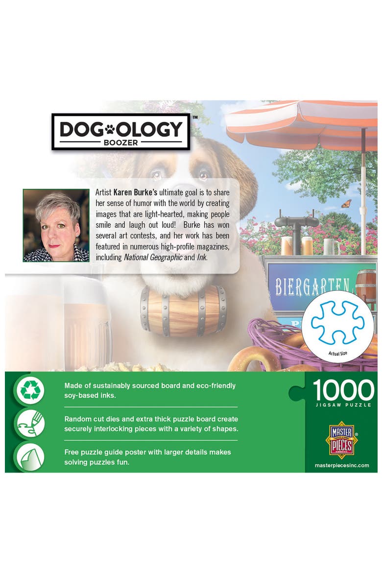 Dogology Boozer 1000 Piece Jigsaw Puzzle, Alternate, color, Multicolor