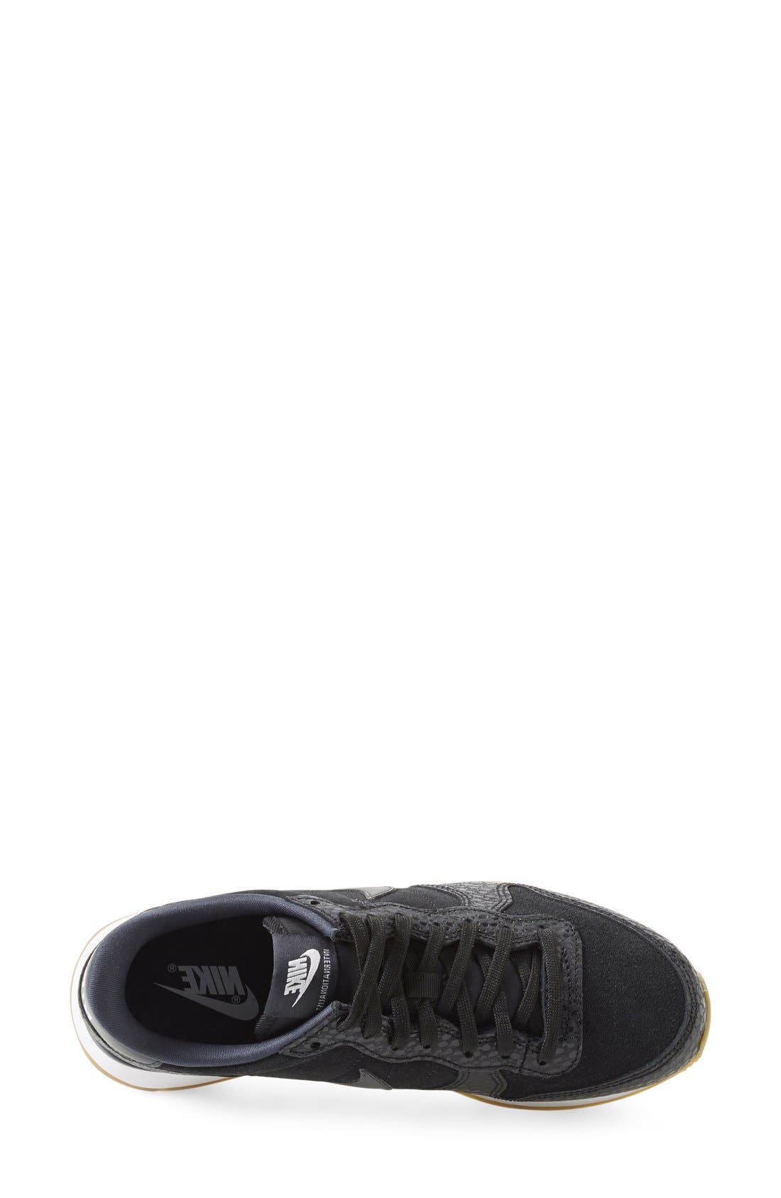 'Internationalist' Sneaker, Alternate, color, BLACK/ ANTHRACITE/ WHITE