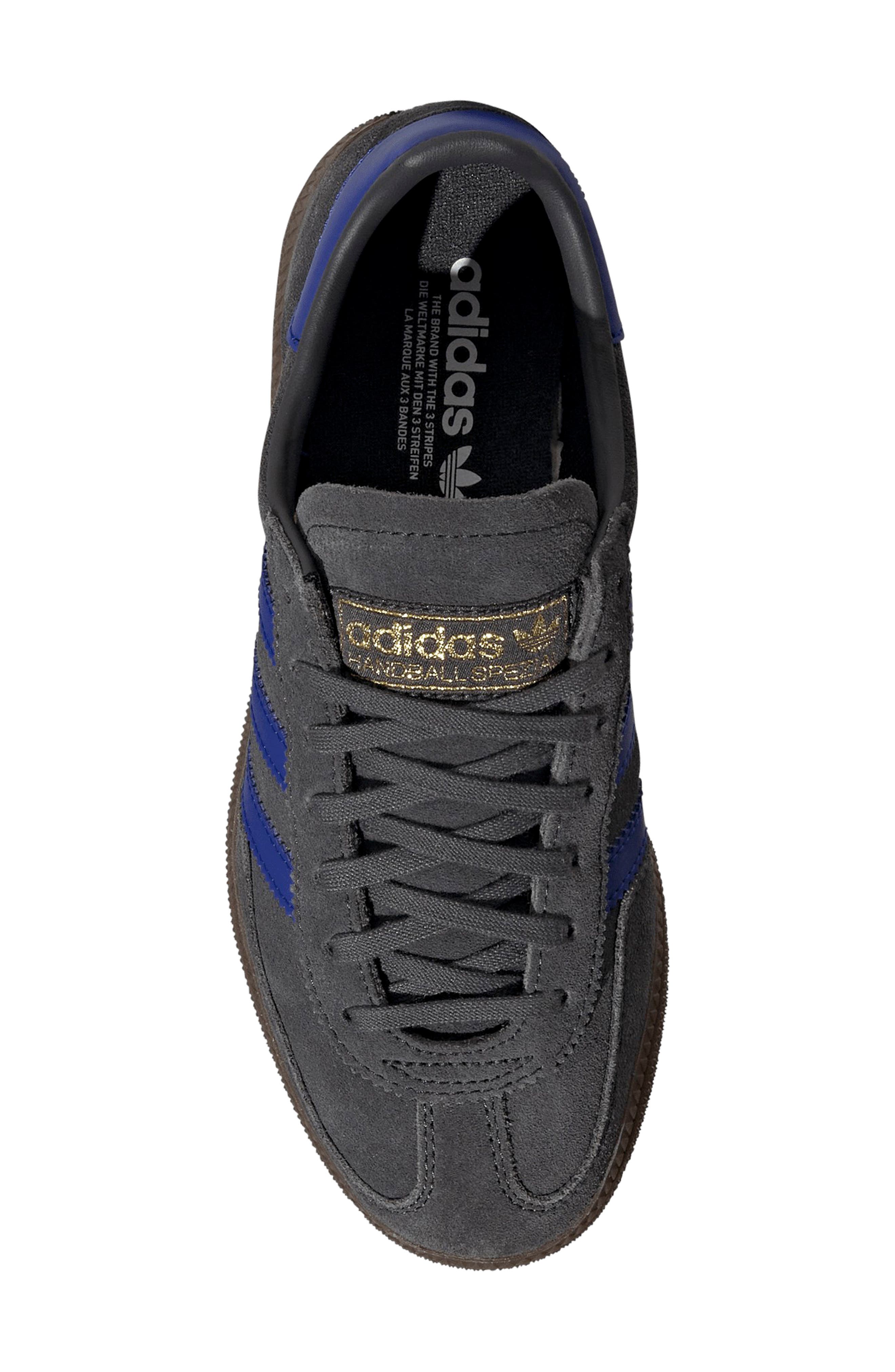 Handball Spezial Sneaker, Alternate, color, CARBON/ LUCID BLUE/ GUM5