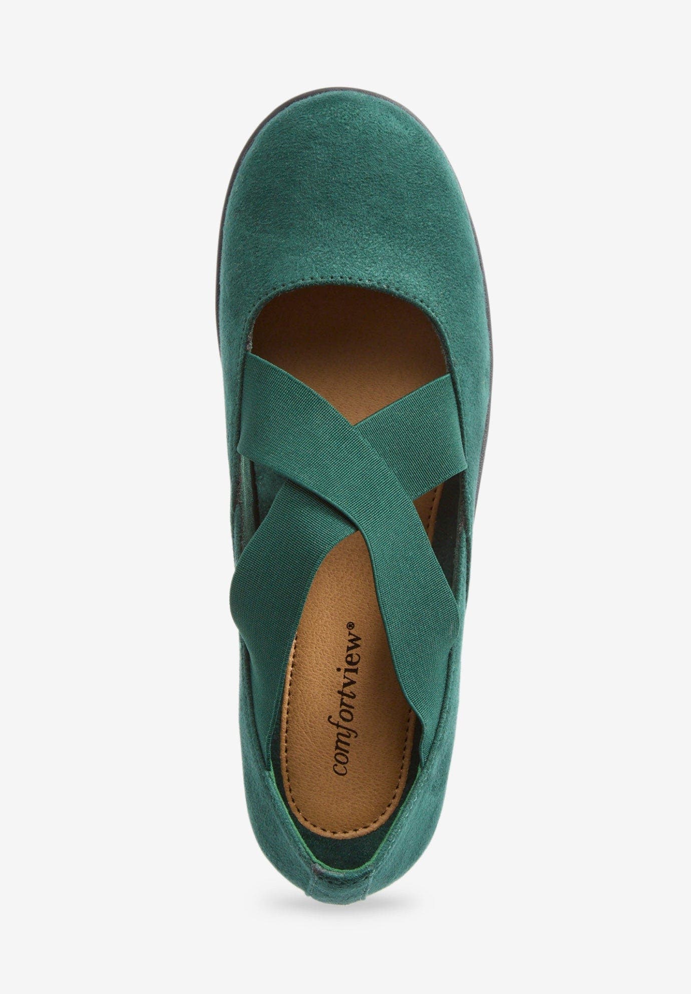 The Stacia Mary Jane Flat, Alternate, color, EMERALD