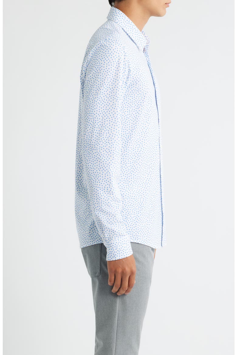 Roan Kent Slim Fit Button-Up Shirt, Alternate, color, LT PAST/BU