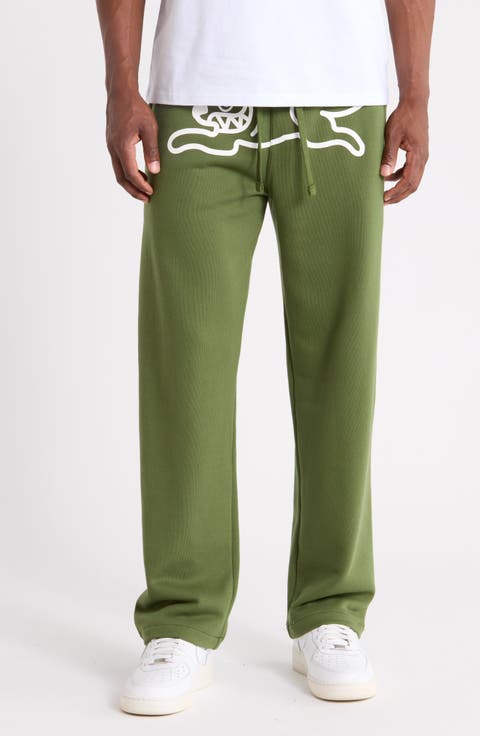 Running Dog Drawstring Sweatpants