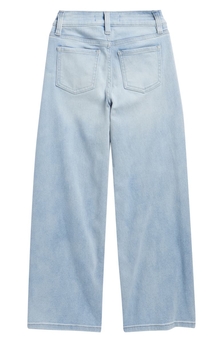 YMI Kids' Bella Wide Leg Jeans, Alternate, color, Light Blue Potassium