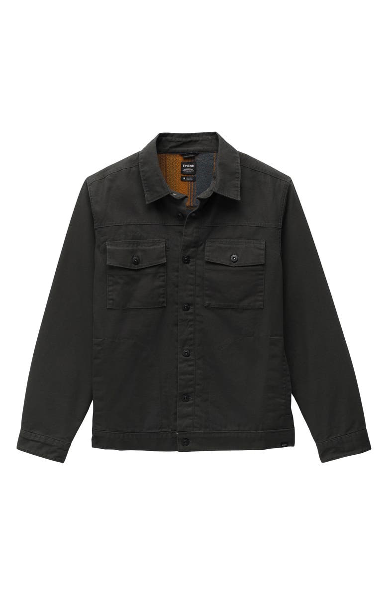 prAna Grover Flannel Lined Canvas Jacket, Alternate, color,