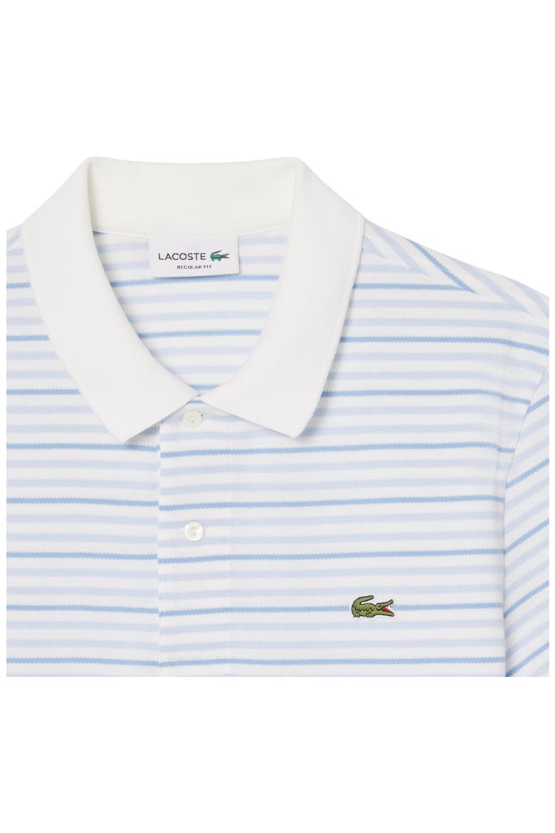 Essentials Regular Fit Cotton Piqué Polo, Alternate, color, PHOENIX BLUE/ FLOUR