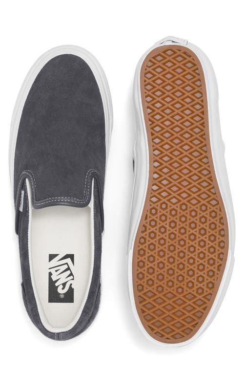Vans Premium Authentic Reissue 98 Slip-on Sneaker In Pig Suede Nine Iron