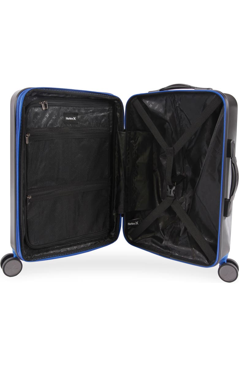 Hurley Wave 21" Hardshell Spinner Suitcase, Alternate, color,