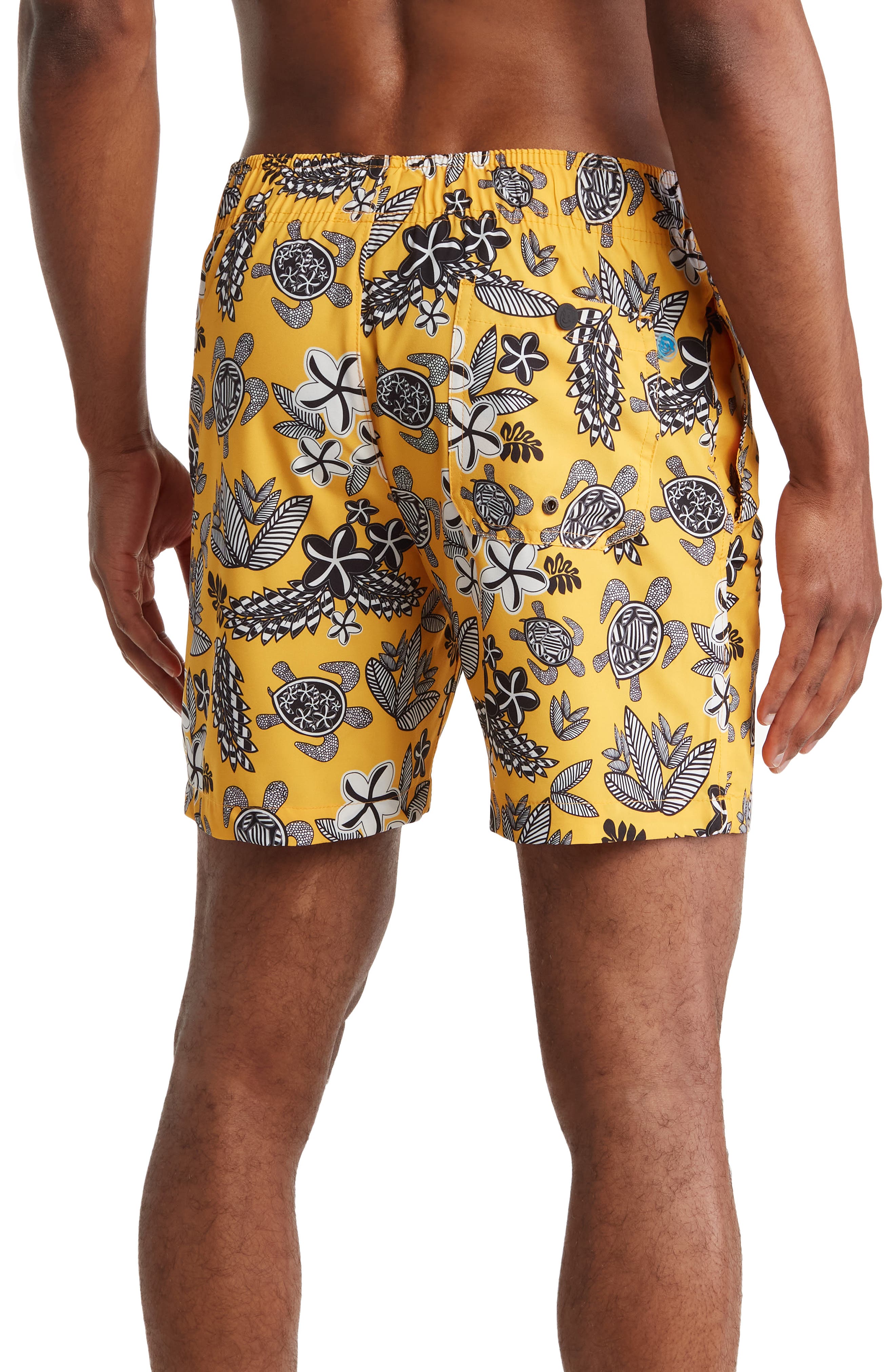 Mr.Swim Geometric Turtles Swim Trunks (Men) | Nordstromrack